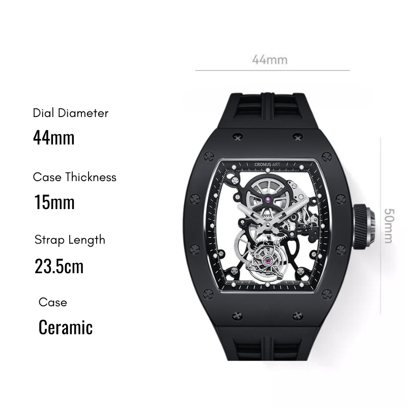 CRONUS ART CM007-013 Tourbillon Ceramic