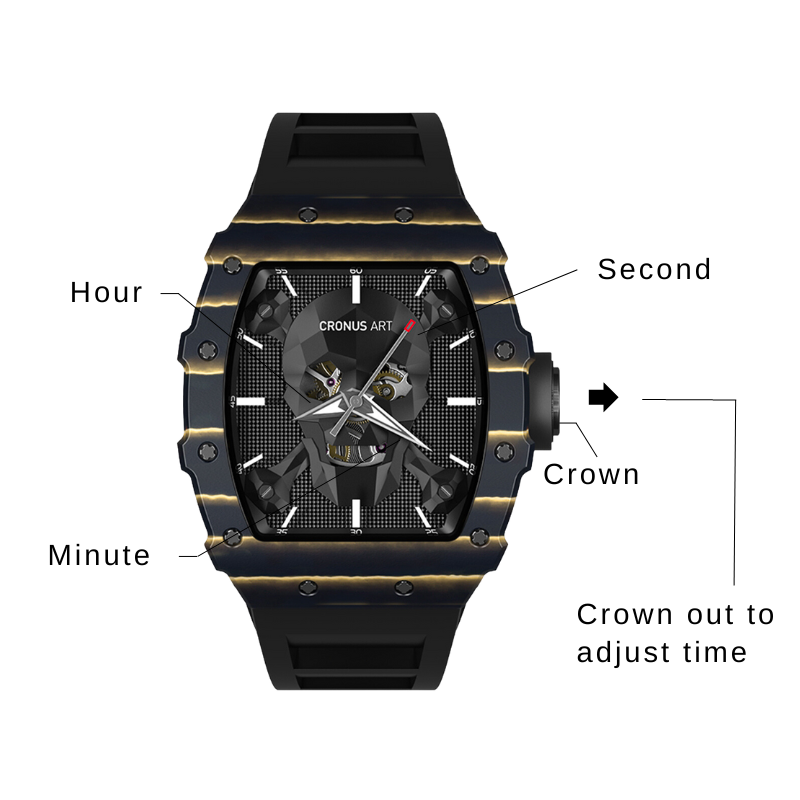 CRONUS ART CM002-03 Skeleton carbon